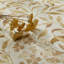 Floral Ivory Gold Washable/Stain Guarded Area Rug -849837819