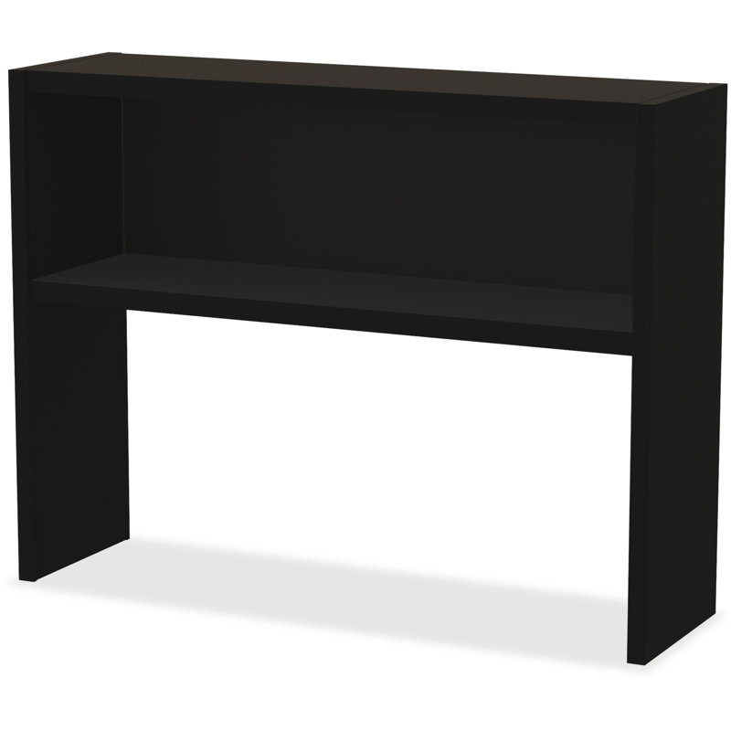 Black Steel Modular Stack-On Desk Hutch