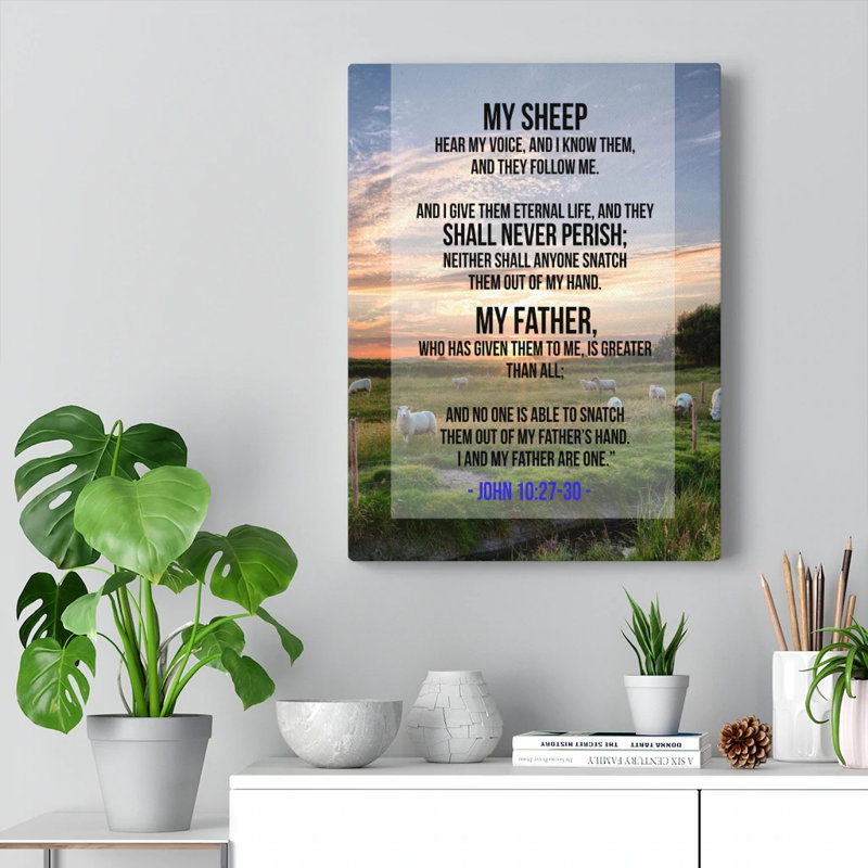 I And My Father - Wrapped Canvas Print, 76cm H x 61cm W