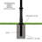 Charleston Post Mounted Mailbox with Personalized Number Plate-2097700580
