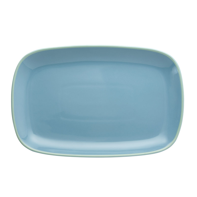 Porcelain China Platter, Blue