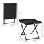 Square Metal Folding Outdoor Coffee Table , 40cm cm W 40cm cm D