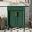 Meuble-lavabo 24 po avec lavabo intégré en céramique, meuble-lavabo à 2 portes et meuble-lavabo simple pour petite et moyenne salle de bain-115672353