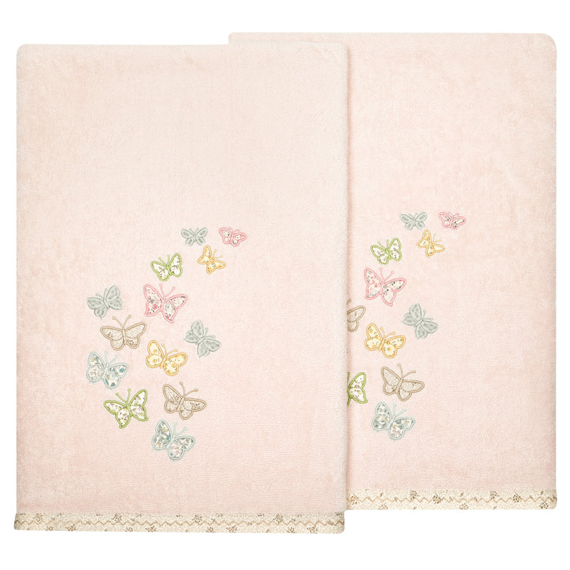 Midweight Bath Towel, Blush