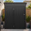 5 ft. W x 3 ft. D Metal Lean-To Storage Shed with Shelves-136099432