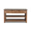 Divina Kitchen Island-Warm Grey Marble
