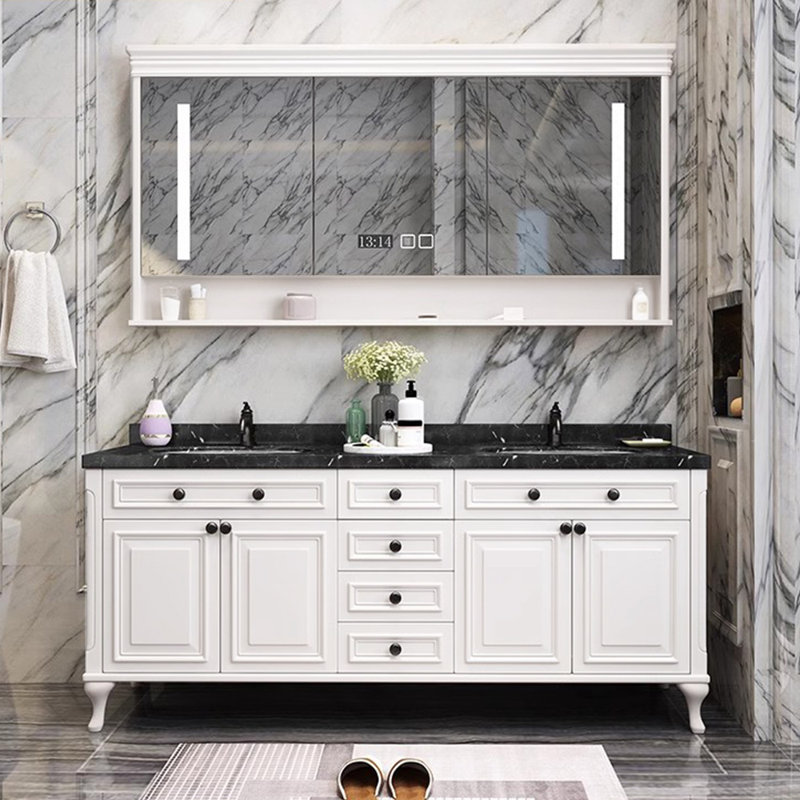 American-style light luxury villa bathroom Vanity, 63"
