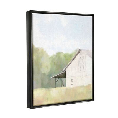 «August Grove® Country Barn Landscape», art mural sur toile flottante par Amy Hall