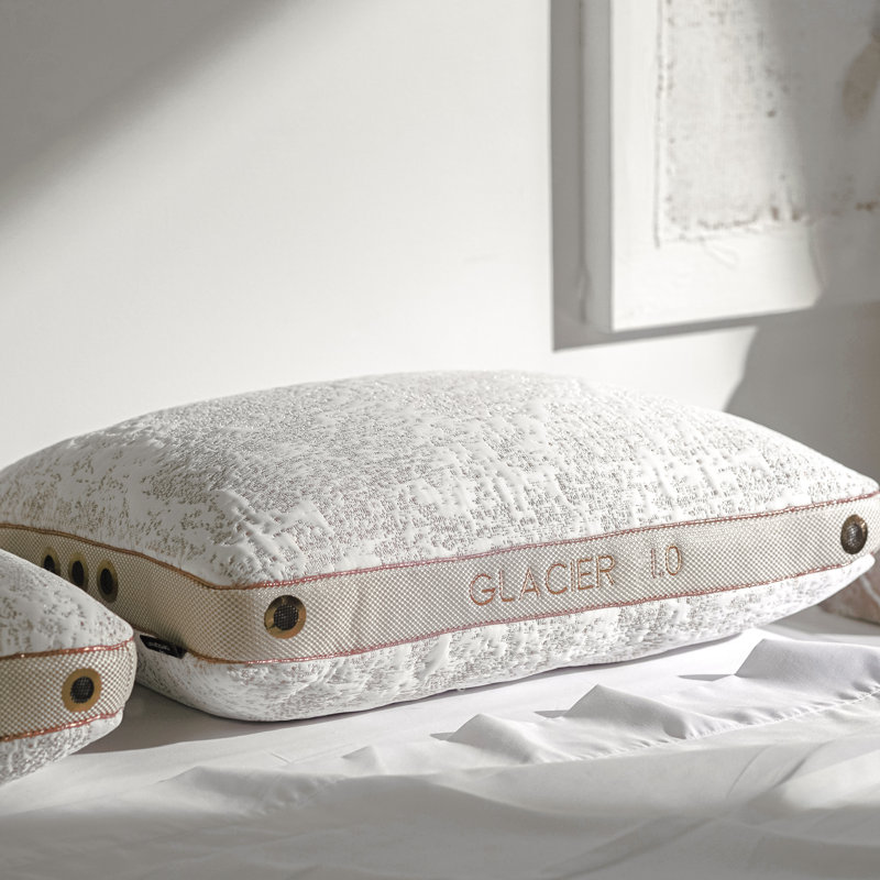 Bedgear Glacier Performance Cooling Pillow - 2020 Version - Soft Support Pillow for Warm/Hot Sleepers, 1.0