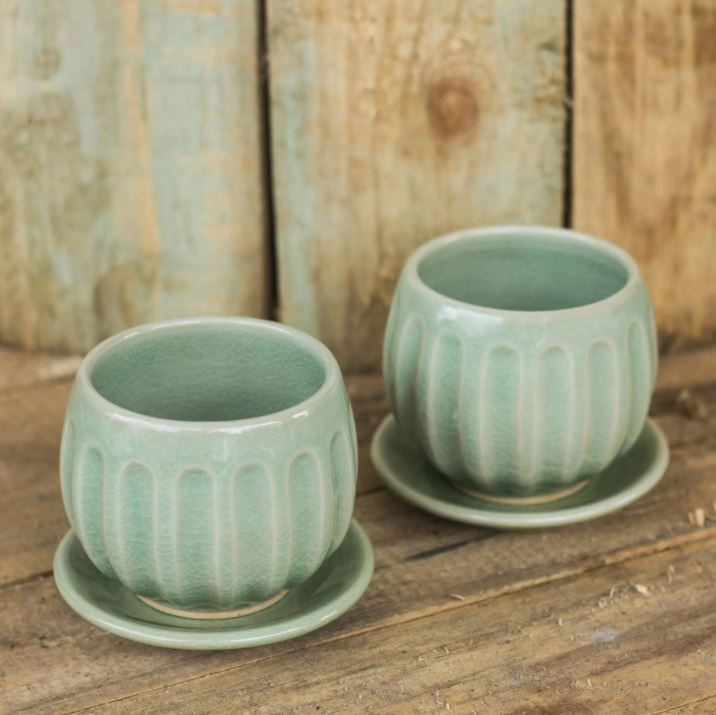 Étienne Handmade Ceramic Teacup and Saucer