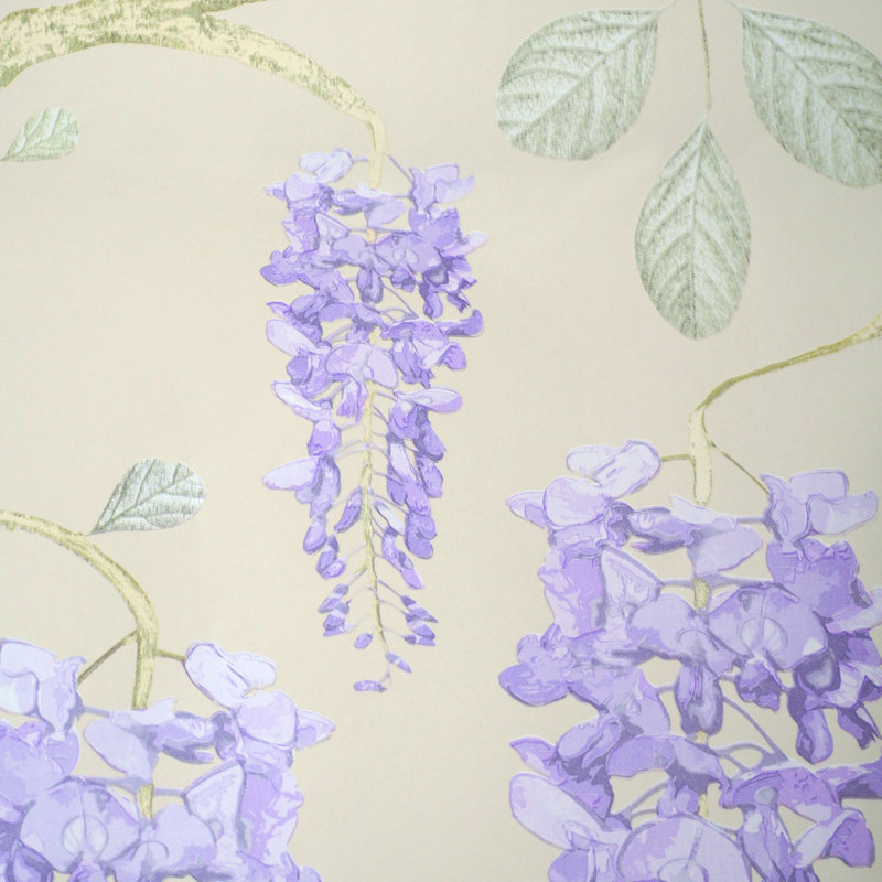 Rouleau de papier peint violet , Mauve, 57,1 pieds carrés