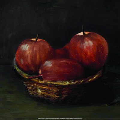 Moody Apples - Impression sur toile tendue