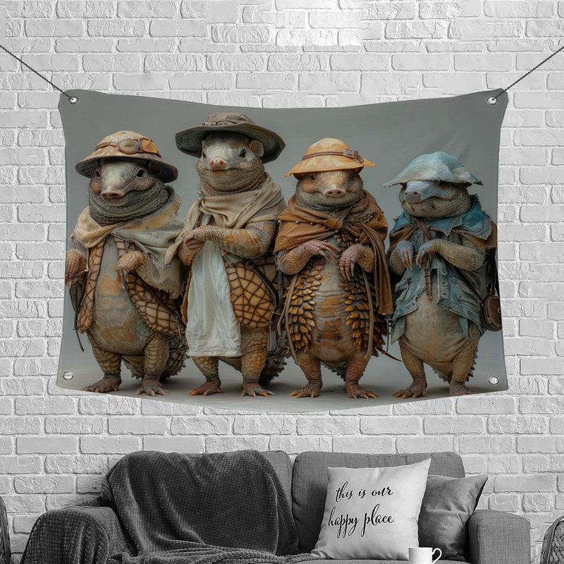 Microfiber Fabric Tapestry, 88" H x 104" W