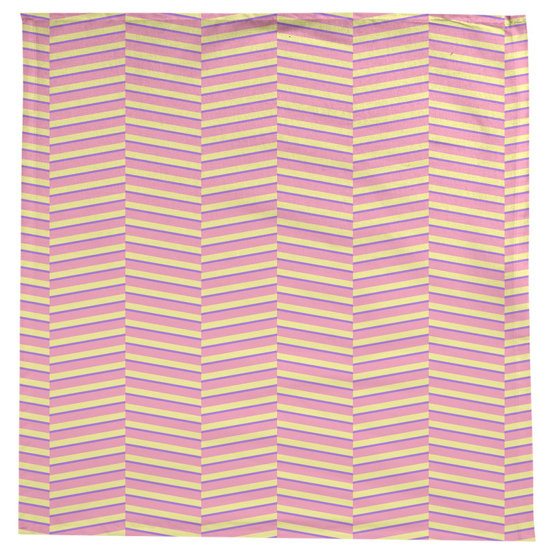 Rayures fracturées Nappe, Rose/mauve/jaune