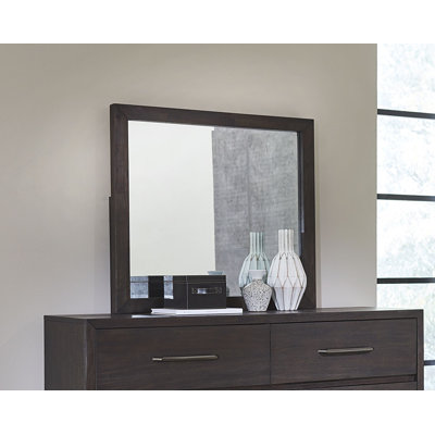 Solid Wood Flat Wall Mirror