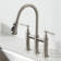 KRAUS Allyn Transitional Bridge Kitchen Faucet with Pull-Down Sprayhead