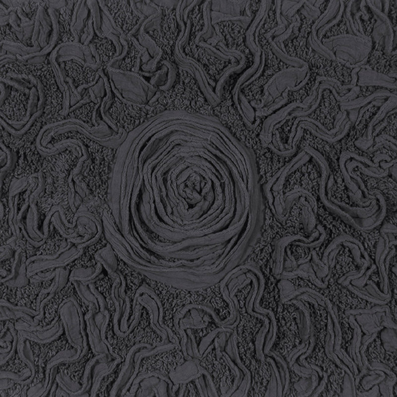 Tapis pour salle de bain Schoenberger, L 24 po x l 17 po, Gris