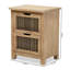 Table de chevet 2 tiroirs Crantor-2119452317