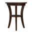 Table de bout ronde en bois de 16 po, table d'appoint avec tablette ouverte, petite table d'appoint pour petit espace, table d'appoint polyvalente pour table de chevet dans la chambre à coucher