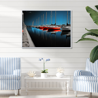 Port Portside Grace I - Nautical & Beach Wall Art Living Room