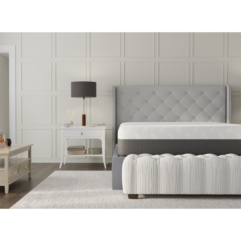 Matelas moelleux de 12 po Pur Chill avec tissu rafraîchissant à changement de phase, Lit double
