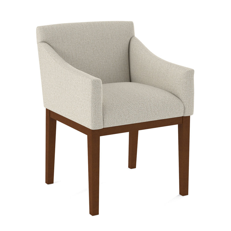Upholstered Arm Chair, English Saddle, 61363-89