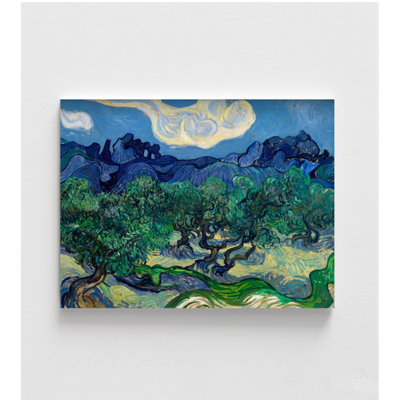 «The Olive Trees» par Vincent Van Gogh, reproduction de peinture à l'huile encadrée, impression de Van Gogh, impression de style Van Gogh, art mural encadré