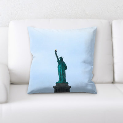 Schooley Statue Square Pillow Cover & Insert