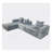 Convertible Modular Sectional Sofa Set Compression Sofa-1720087405