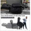 Fauteuil inclinable Power Lift à deux moteurs avec massage thermique et position infinie jusqu'à 350 lb, cuir véritable-1829525438