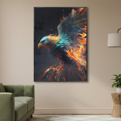 Single Picture Frame LED Illuminated Wall Art Wall Art on Glass / Aluminium
