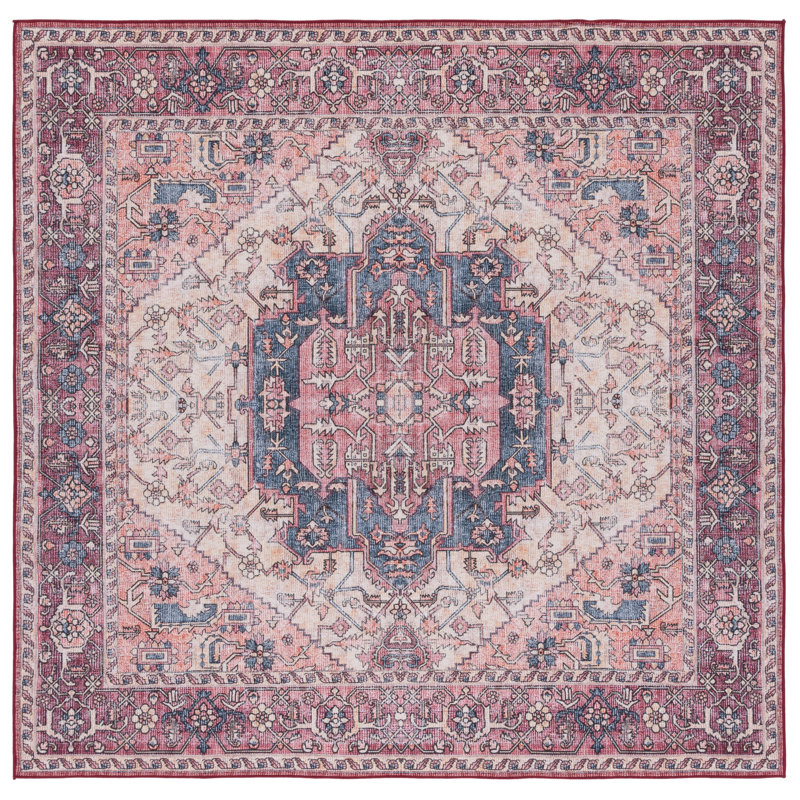 Tucson Performance Machine Washable Oriental Rug, Square 6'