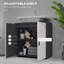 Migneco Bathroom Vanity Unit, Under Sink Cabinet with Shelf, Light Grey
