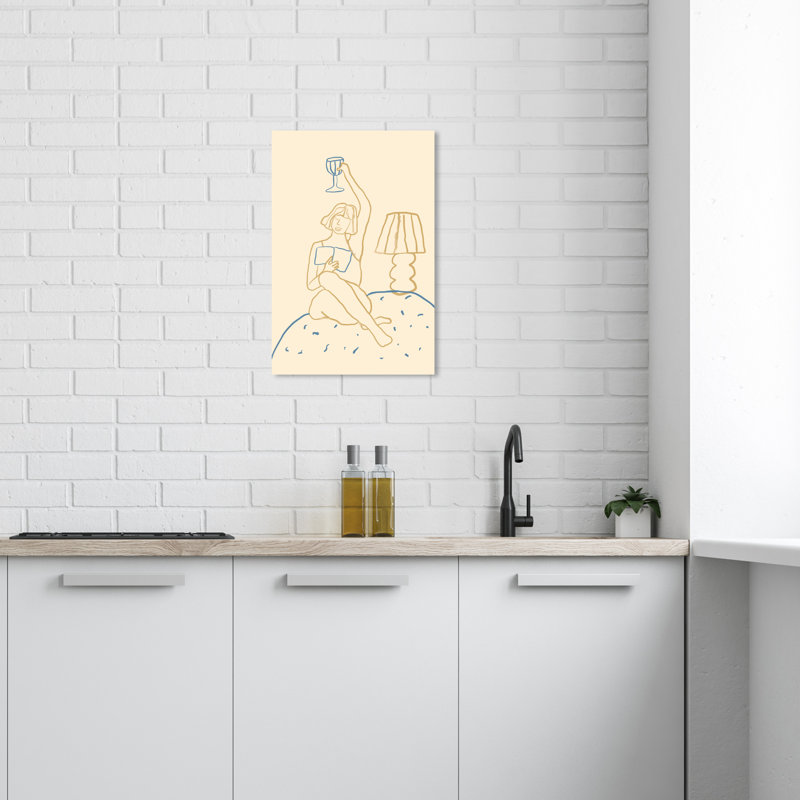 «Makadi Cheers For This On Canvas» par Wynwood Studio, reproduction, H 24 po x l 16 po x P 0,8 po