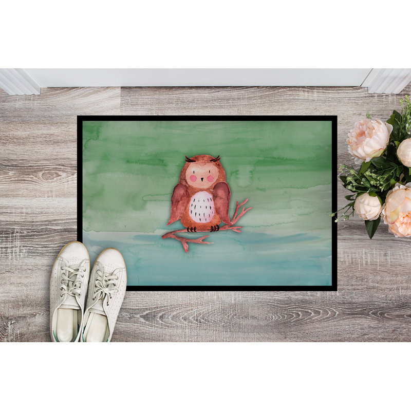Zachary Non-Slip Outdoor Doormat, 0.25" H x 27" W x 18" D