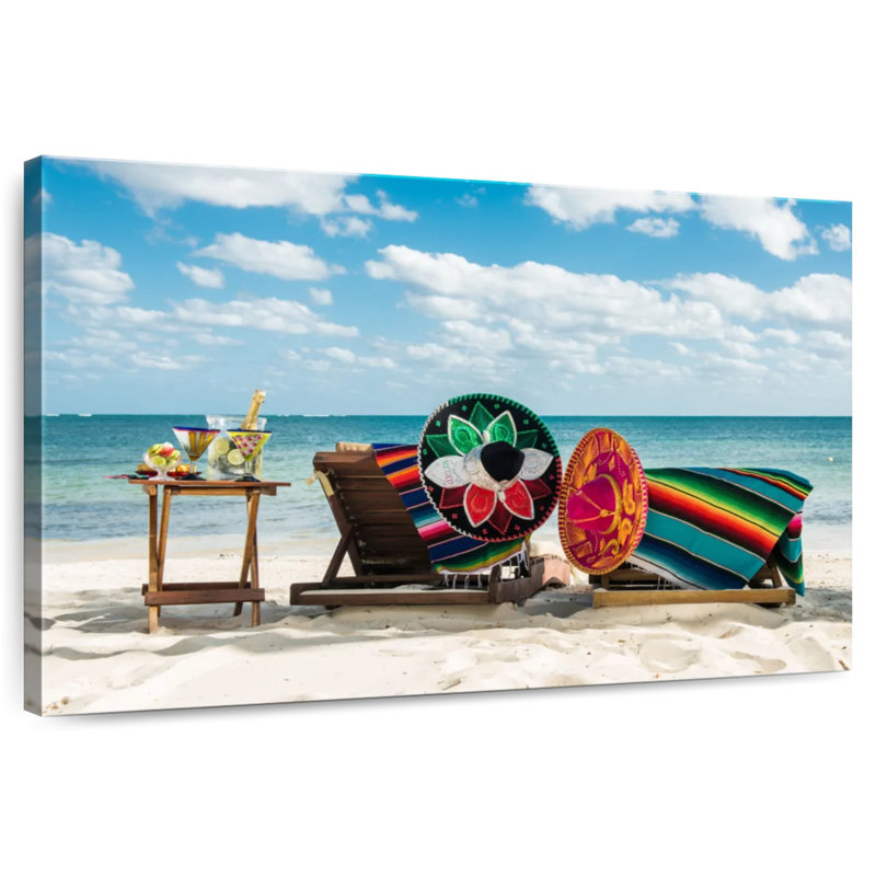 Gillard Mexican Beach, 24" H x 36" W