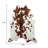 Abhinav Home Decor Kobe Cowhide Salt & Pepper Rug S & P Brown/White 5'X7'