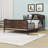 Metal Platform Bed With LED Light Strip, Safety Guardrails And Storage Shelf-997658629-997658631