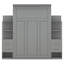 Lit escamotable double avec tablettes Campden-1439145130