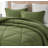 Washed Microfiber Bedding Polyester Comforter-97780899-81915313