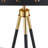62” Tripod Floor Lamp With Black Grid Shade