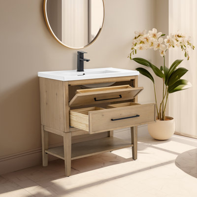 Ensemble de meuble-lavabo simple 30,13 po Brodnax