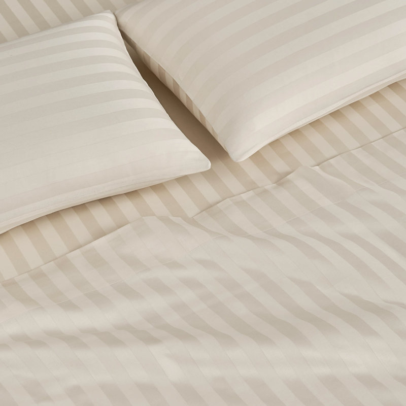 French Connection Lux Sleep Sheet Sets, King Sheet Set with 2 Pillowcases, Brown