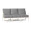 Monaco 74.5" Wide Outdoor Patio Sofa with Cushions-70040645-70040642-93663394