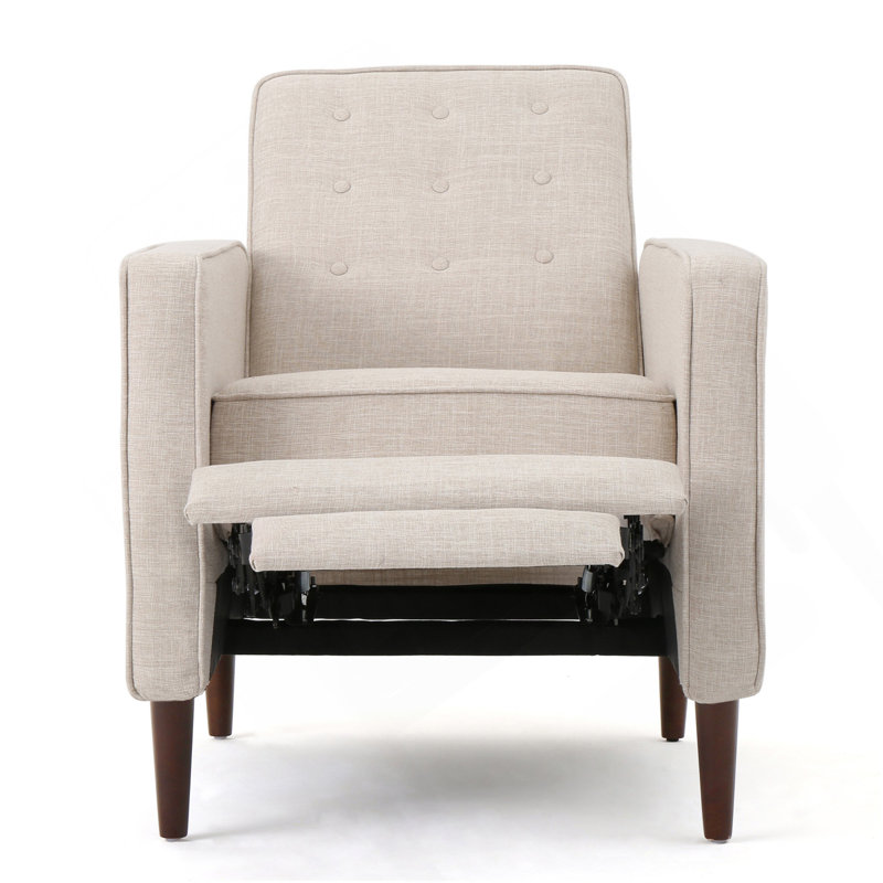 Canapé inclinable en tissu Mid-Century, Blé