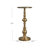 Millender Pedestal End Table, Antique Gold