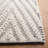 Meudon Natura Flat Weave Wool/Cotton Chevron Rug in Black/Ivory-1891809089