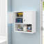 Armoire de rangement réglable en métal à 2 portes avec tablettes pour la cuisine, le bureau ou le salon