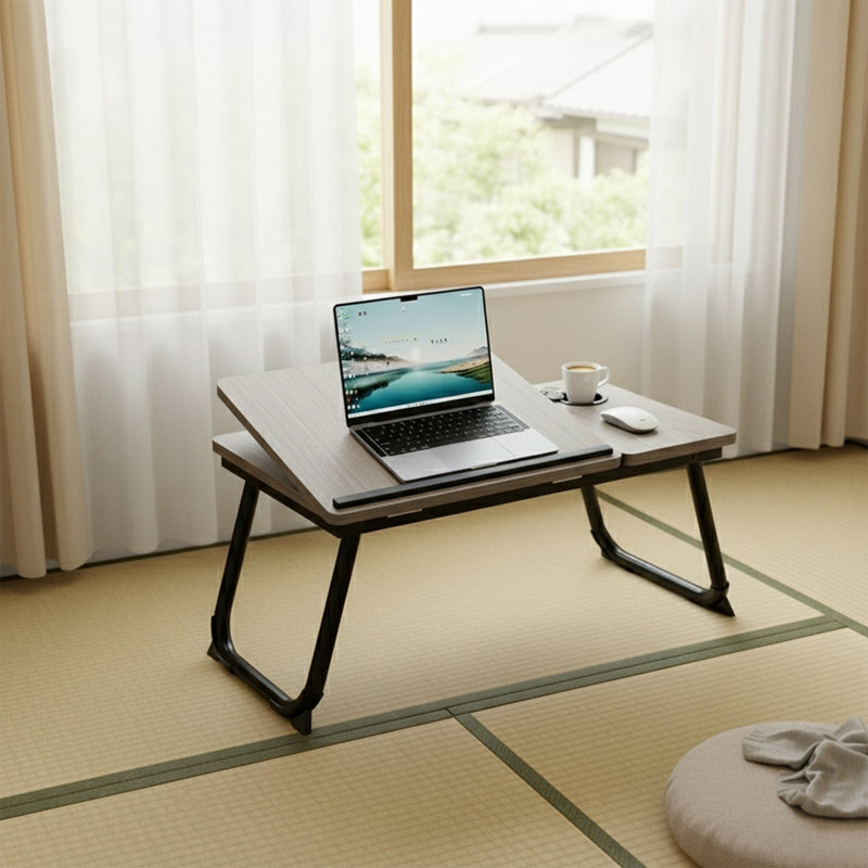 Steel Computer Desk, Grey/Black