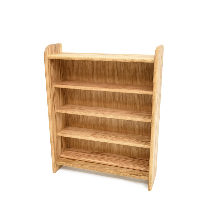 Support à CD en bois de style tablette - Série 02, Naturel, H 30 po x l 24,25 po x P 7,25 po